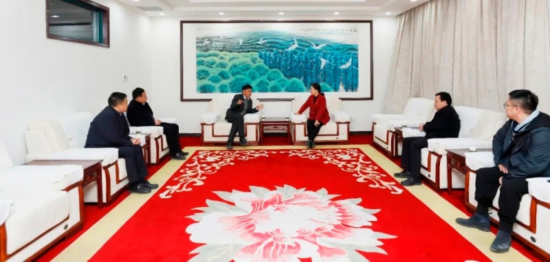 發(fā)揮產(chǎn)業(yè)優(yōu)勢 助力鄉(xiāng)村振興 | 民權(quán)縣委副書記、縣長王靜嫻會(huì)見關(guān)曉彥董事長一行
